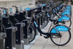 Boris Bikes (courtesy TfL)
