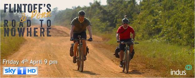 Freddie Flintoff and Robert Penn on the Trans-Amazonian Highway