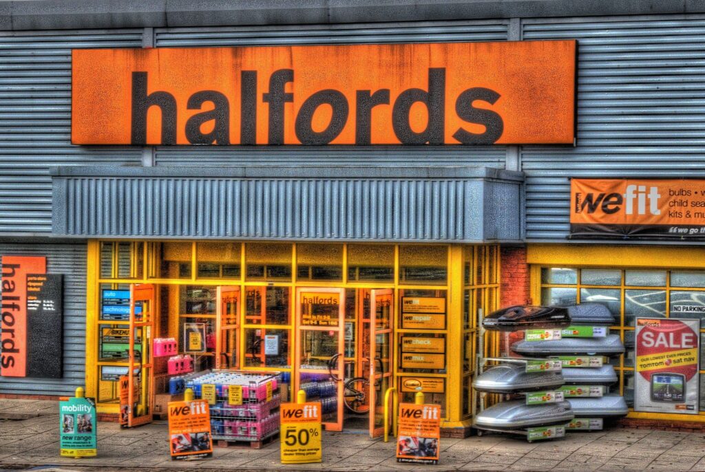 Halfords (CC licensed image by John Parish:Flickr)