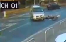 Motorist hits 12-year-old cyclist (Sussex Police YouTube still)