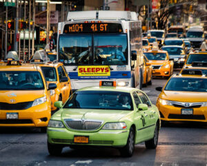 NYC Taxi Cabs (CC licensed image by Kevin Case:Flickr)