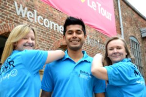 Tour Makers (l-r) Becky, Vijay, Claire