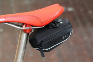 BTwin Comp 0.4L Seat Post Bike Bag - mounted