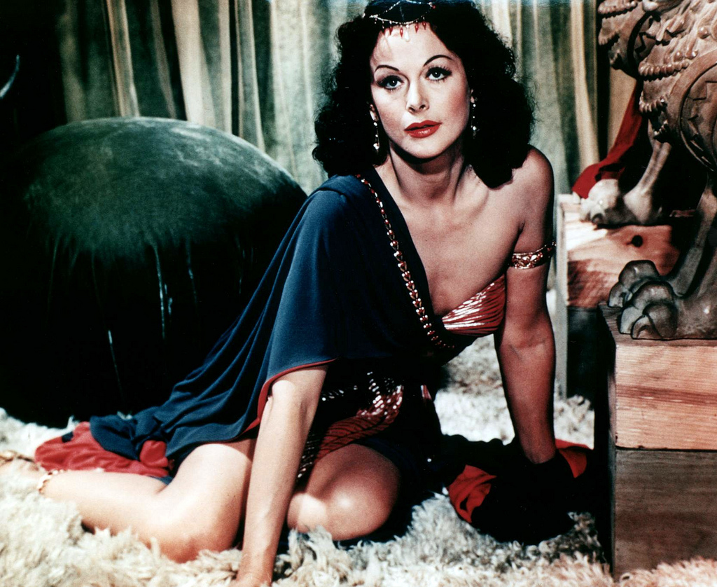 Spread-spectrum inventor Hedy Lamarr in Samson and Delilah. Because seriously, how many photgraphs of derailleurs do you really need to look at? (CC licensed image by Retrogasm:Flickr)