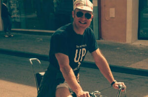Matt Richardson on a training ride ahead of his ascent of Mont Ventoux (©Matt Richardson) copy