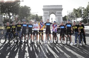 Team Sky Arc de Triomphe