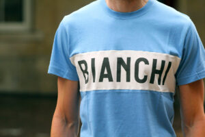 Bianchi tee - chest detail