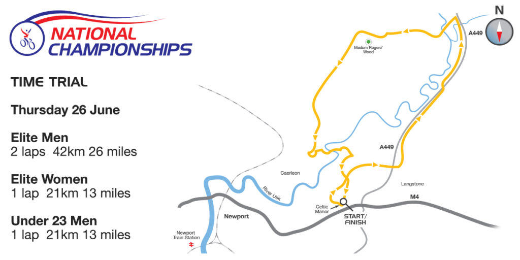 British Cycling National Road Championships TT course 2014
