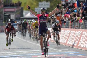 Giro 2014 Diego Ulissi wins in Viggiano – picture credit LaPresse