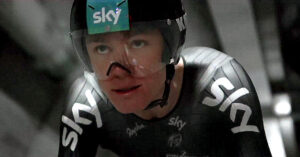 Chris Froome in the Chunnel
