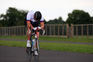 Dave suffering at the Cat 4s