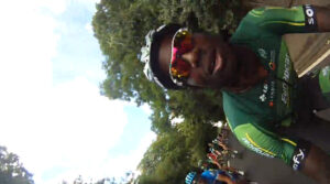 Kevin Reza with helmet cam