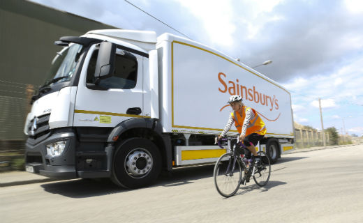 Sainsbury’s safer lorry (source J Sainsbury plc)