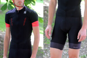 Sportful R and D bib shorts and jersey - jersey and shorts
