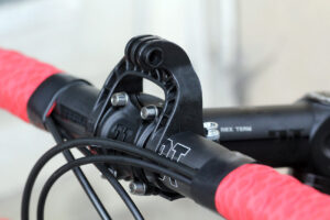 The Barfly GoFly GoPro Bicycle Mount - mounted side