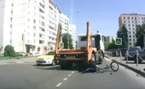 Truck hits Russian teenager