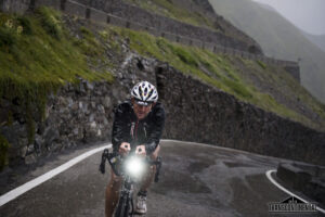 Climbing the Stelvio  as night falls