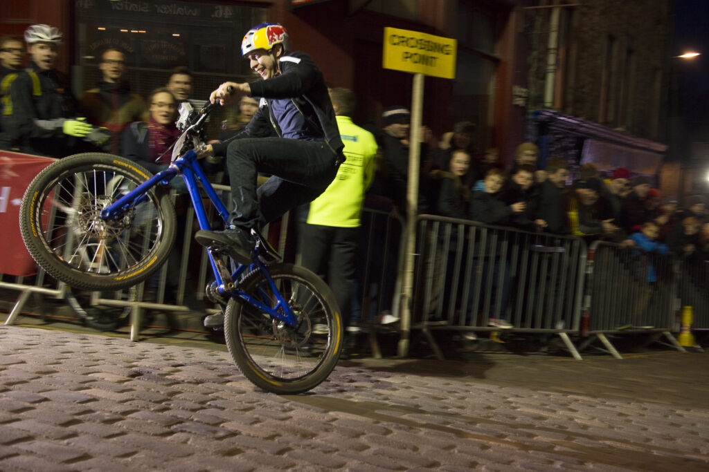 Danny MacAskill at Red Bull Hill Chasers, Edinburgh (picture Kayley Ashworth, Red Bull)
