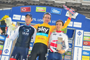 Tour of Britain 2013 podium (picture credit SweetSpot)