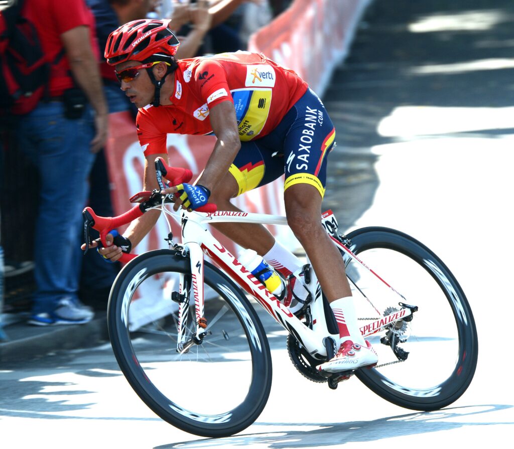 Vuelta 2012 S21 Alberto Contador on his way to victory in Madrid (copyright Unipublic:Graham Watson)