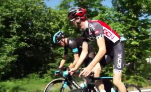 Daniel Lloyd and Chris Froome GCN YouTube still