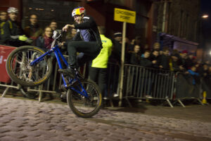 Danny MacAskill at Red Bull Hill Chasers, Edinburgh (picture Kayley Ashworth, Red Bull)
