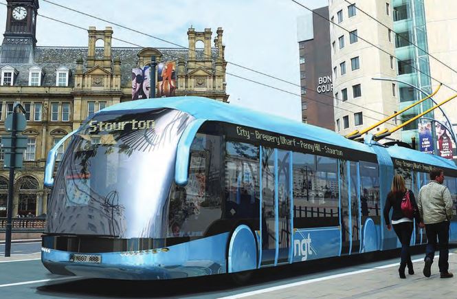 Leeds trolleybus image (source New Generation Transport)