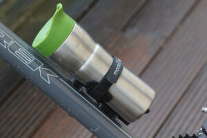 Monkii cage with flask