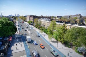 Proposed improvement to Cycle Superhighway 2