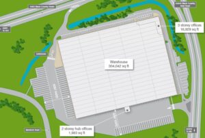 Wiggle’s new warehouse near Wolverhampton (source Goodman UK Logistics brochure)