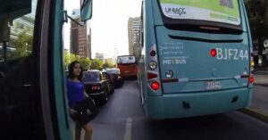Helmetcam pedestrian collision
