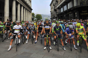Il Lombardia 2014 start line – picture credit LaPresse