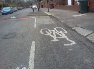 Jesmond Park West cycle lane &ndash; source newcycling