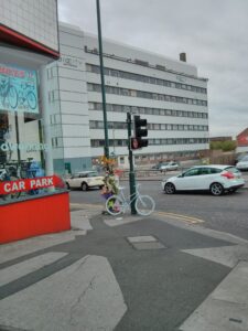 Louise Wright – ghost bike