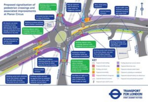 Manor Circus Junction Map