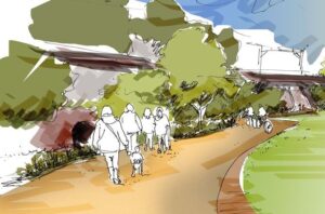Port Salford Greenway artist impression