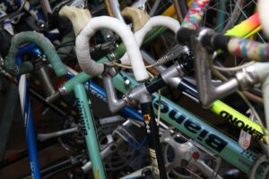 Rodolfo Tonti - bikes hanging up