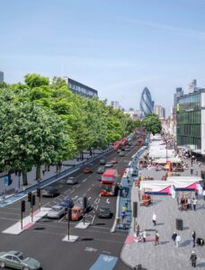 Proposed improvement to Cycle Superhighway 2 on Whitechapel High Street