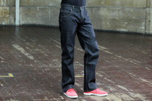 Vulpine Mens Jinzu Raw Selvedge Cycling Jeans