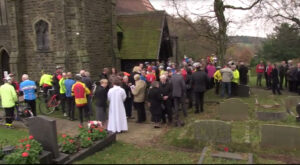 A huge turnout to celebrate the life of John Radford