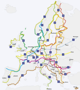 EuroVelo Network (source ECF)