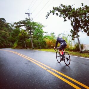 KOM Challenge build up - beach road