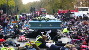 National Funeral 04 - Die-in 3 (copyright Simon MacMichael)