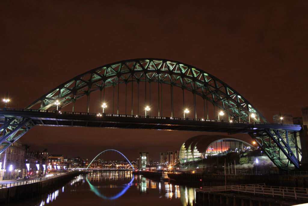Newcastle at night (CC BY 2.0 licensed by 96tommy:Flickr)