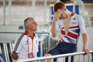 Shane Sutton and Ed Clancy (all rights reserved  britishcycling.org.uk)