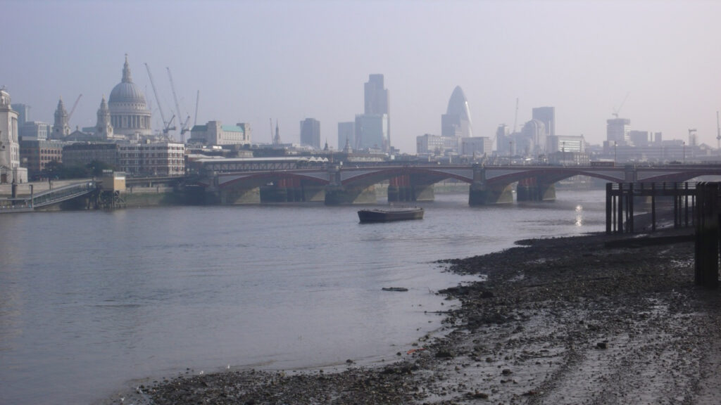 City of London from the Thames copyright Simon MacMichael .jpg
