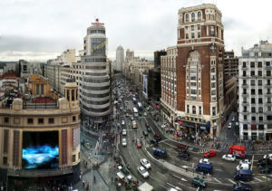 Gran Via Madrid (licensed CC BY 2.0 on Flickr by Jesus Solana)
