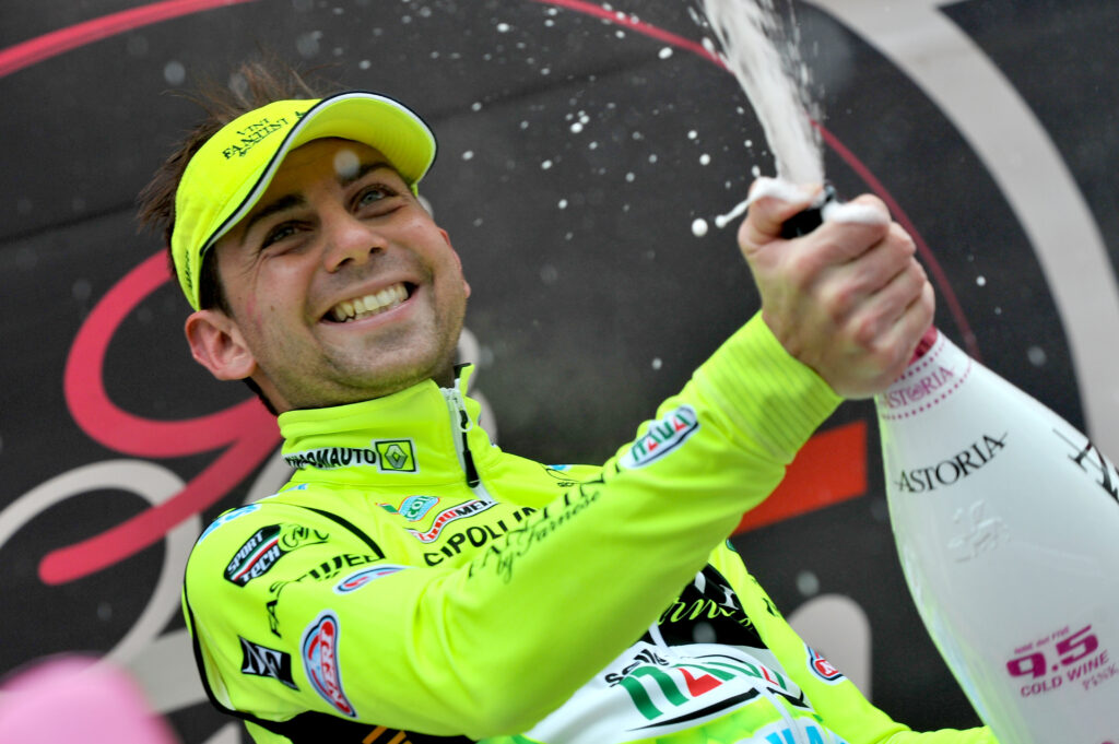Mauro Santambrogio after winning Giro 2013 Stage 14 (picture Gian Mattia D’Alberto:LaPresse:RCS Sport)