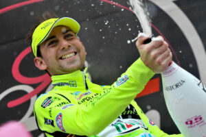 Mauro Santambrogio after winning Giro 2013 Stage 14 (picture Gian Mattia D’Alberto:LaPresse:RCS Sport)