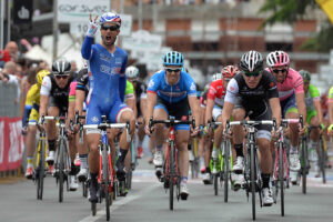 Nacer Bouhanni wins 2014 Giro Stage 7 &ndash; picture credit LaPresse